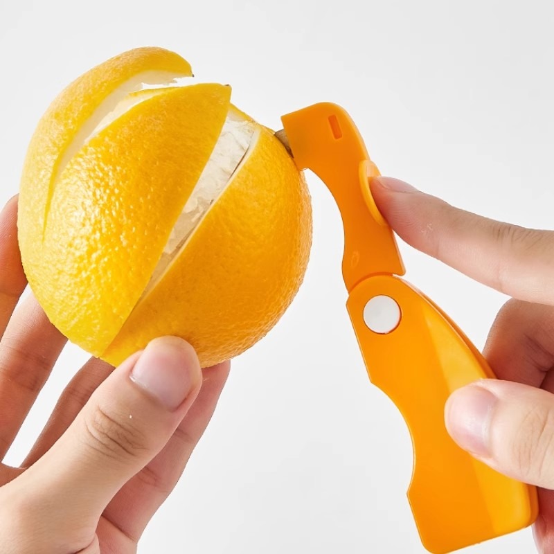 Kitchen Gadgets Save Time - Pengupas Jeruk – Bilah Baja Tahan