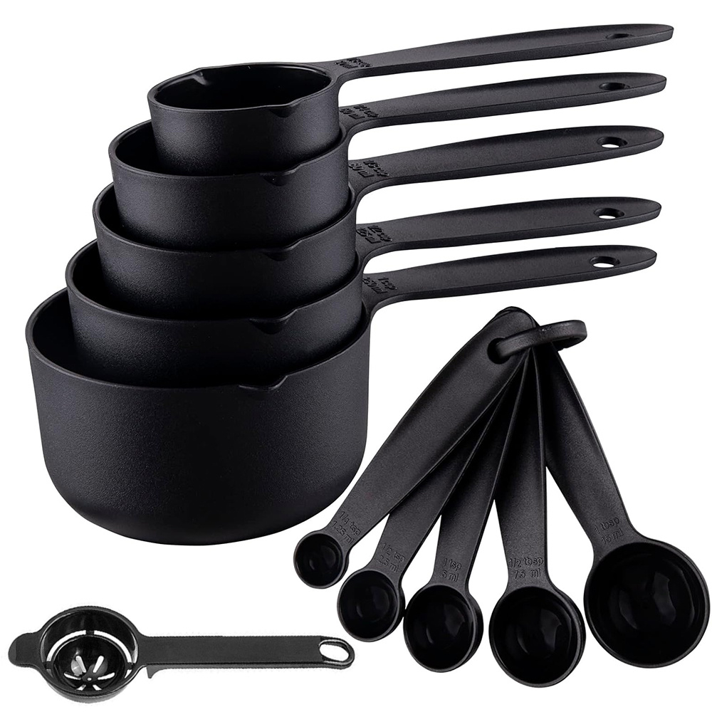 Egg Separator Tool - 11 Buah Gelas Ukur Plastik &