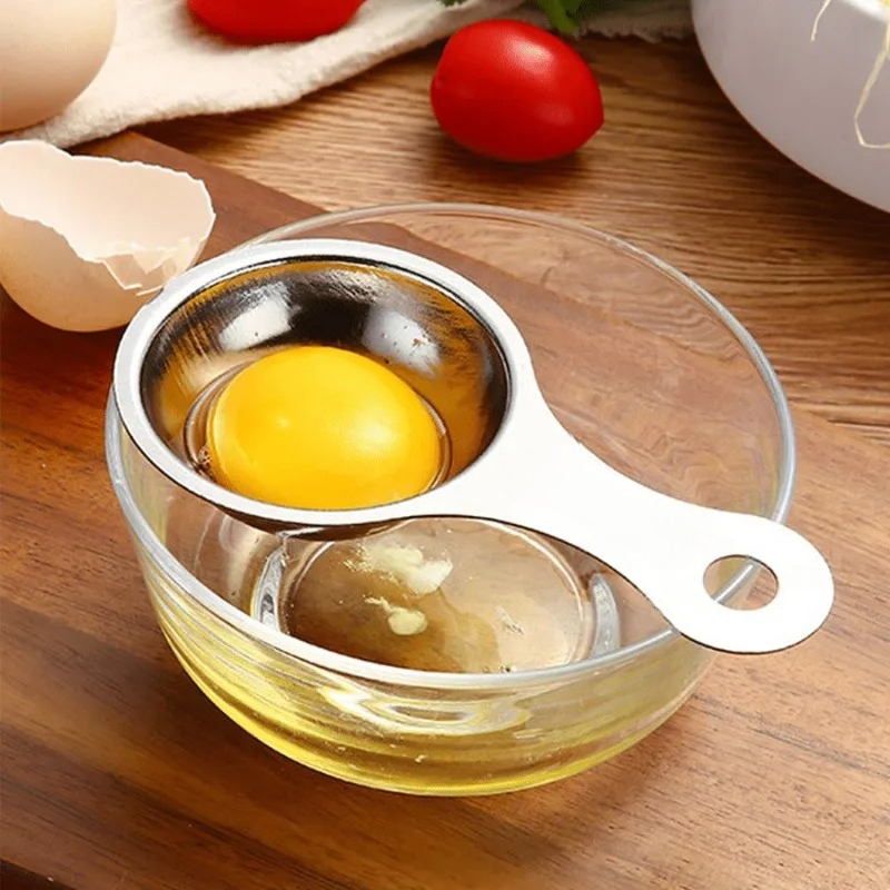 Egg Separator Tool - 1 Buah Pemisah Telur Baja Tahan