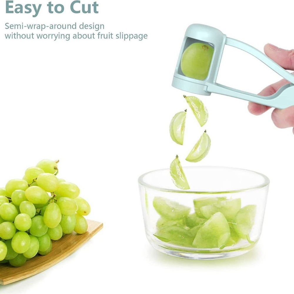 Kitchen Gadgets Kids - Pemisah Tomat Ceri, Pemotong Buah Aman,