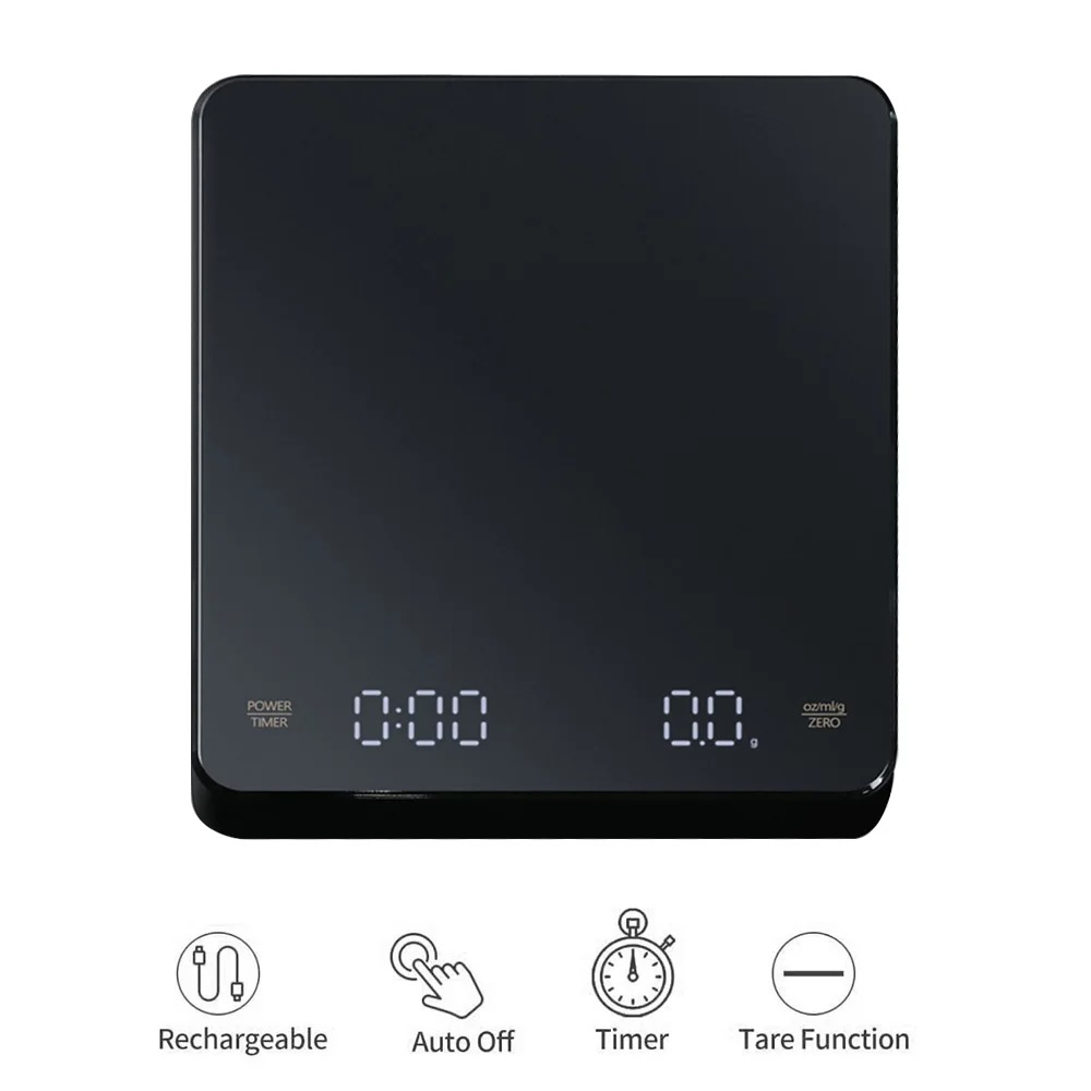 Kitchen Timer Digital - Timbangan Kopi Digital dengan Timer Layar