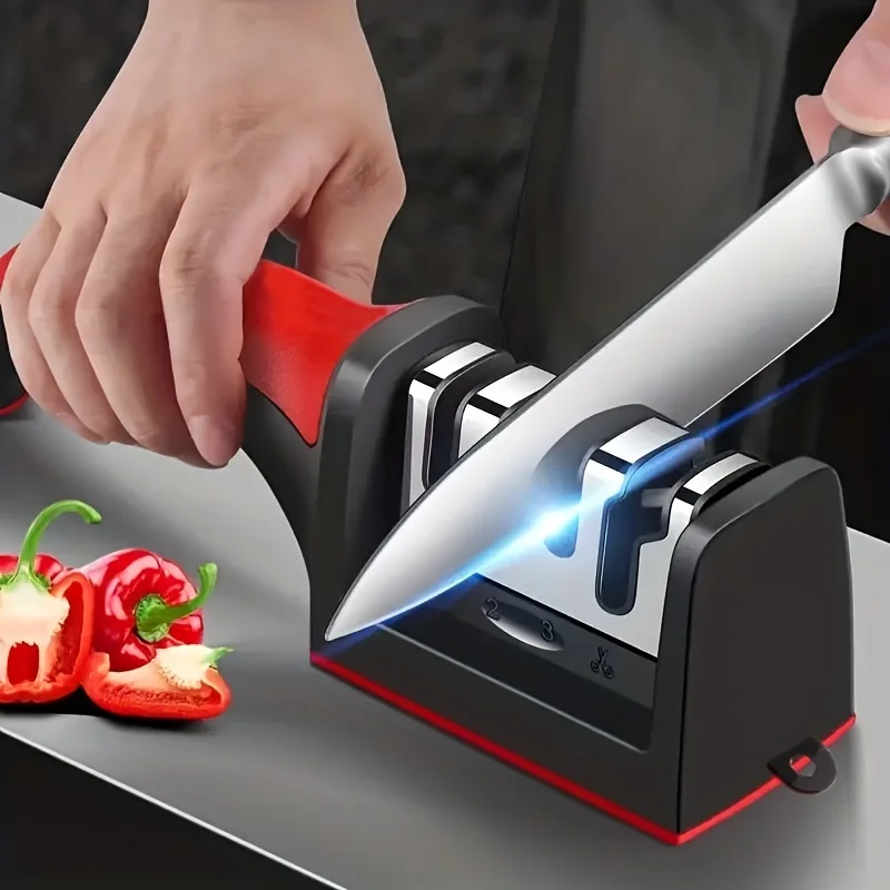 Kitchen Gadgets That Are Useful - Pengasah Pisau dan Gunting 4 Tahap