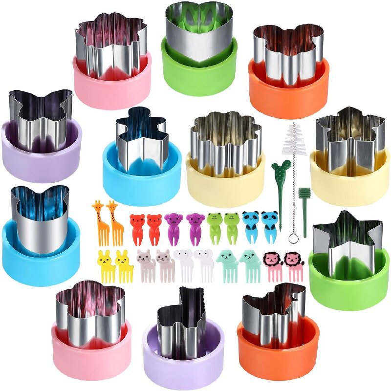 Kitchen Gadgets Smart - Set pemotong sayur Stainless Steel, aksesoris