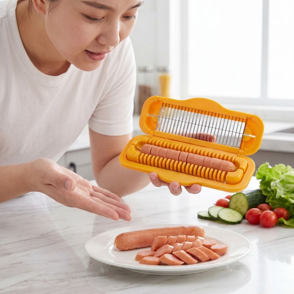 Kitchen Gadgets Save Time - Pemotong Ham Stainless Steel Kreatif, Pemotong