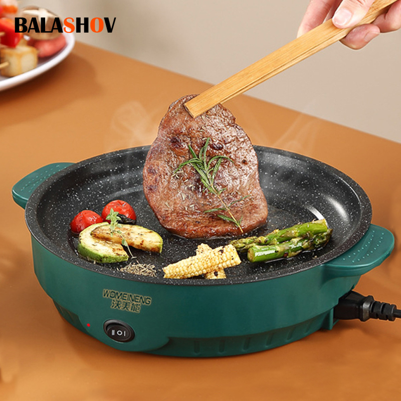 Kitchen Gadgets Smart - Multikooker penggorengan listrik 220V, wajan penggorengan