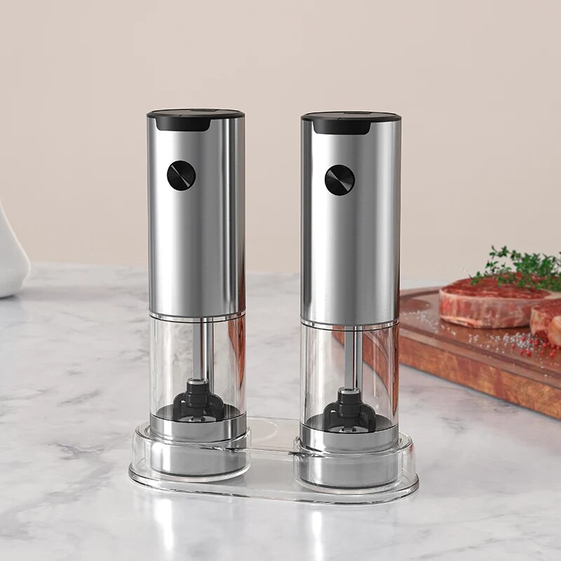 Kitchen Gadgets Smart - Penggiling lada dan garam otomatis elektrik,