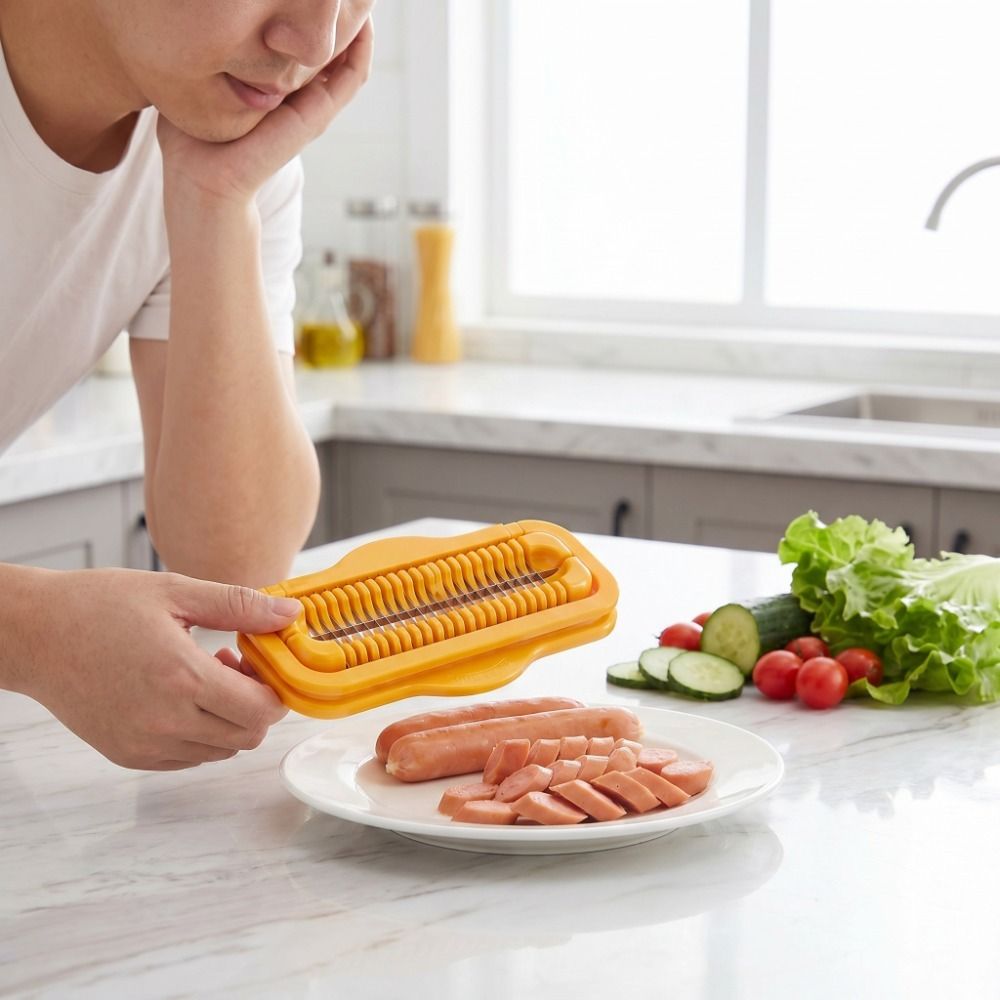 Kitchen Gadgets Save Time - Pemotong Ham Multifungsi dari Baja Tahan