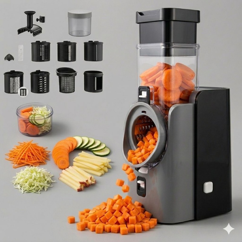 Kitchen Gadgets Electric - Alat Pemotong Sayuran Listrik 220V Multifungsi