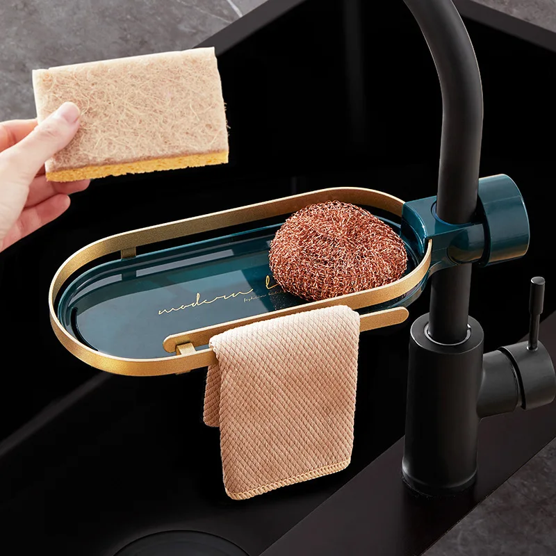 Kitchen Gadgets Luxury - Rak Penyimpanan Keran Mewah Ringan Rak