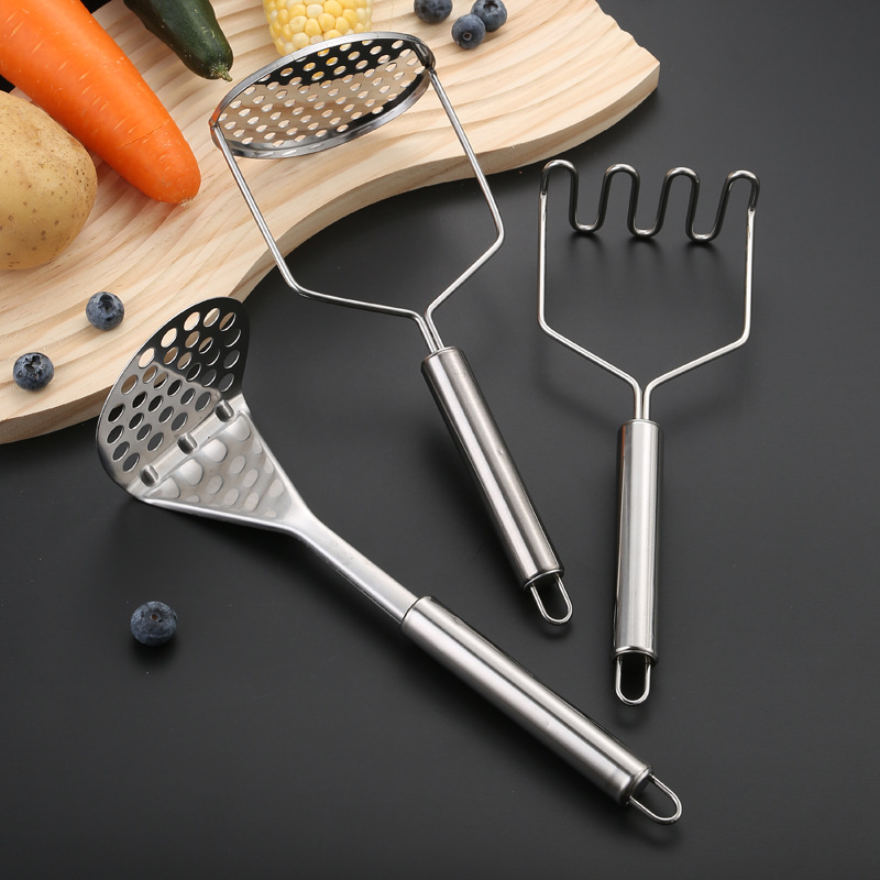 Kitchen Gadgets Kids - Penghancur Kentang Manual dari Baja Tahan