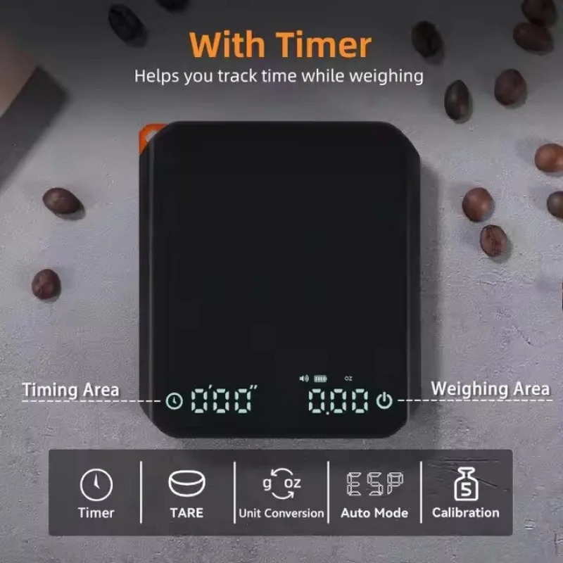 Kitchen Timer Digital - Timbangan Kopi Digital KitchenMini dengan Timer