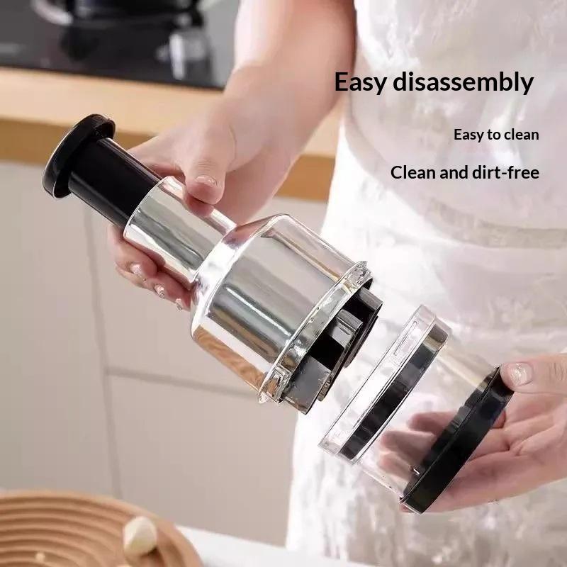 Manual Garlic Press - Alat Penghancur Bawang Putih Manual Stainless