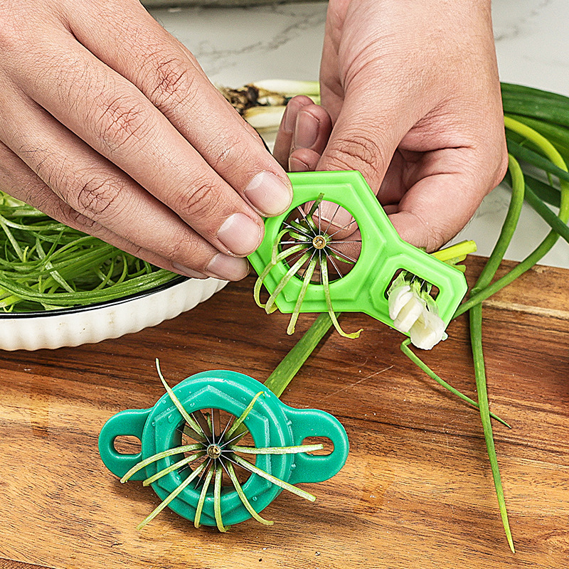 Kitchen Gadgets Wirecutter - 1PC Pemotong Bawang Hijau, Alat Pengiris