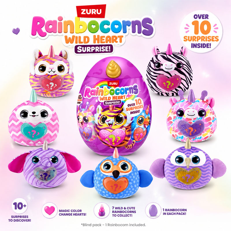 Kitchen Gadgets Kids - ZURU Rainocorns Wild Heart Surprise Rainbow