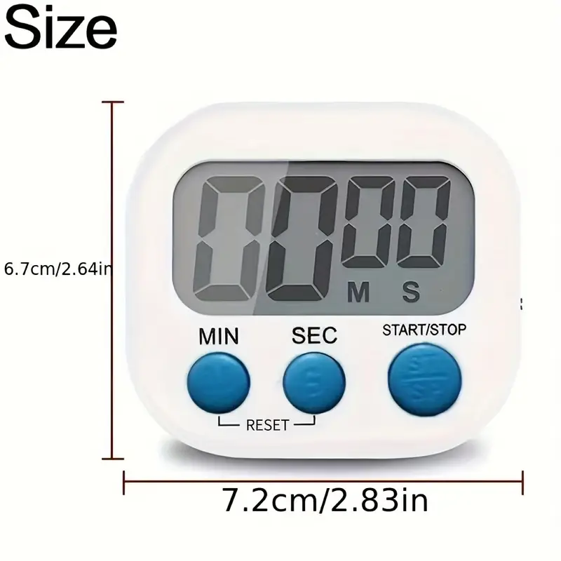 Kitchen Timer Digital - Timer Elektronik Multifungsi Dapur, Penghitung Waktu