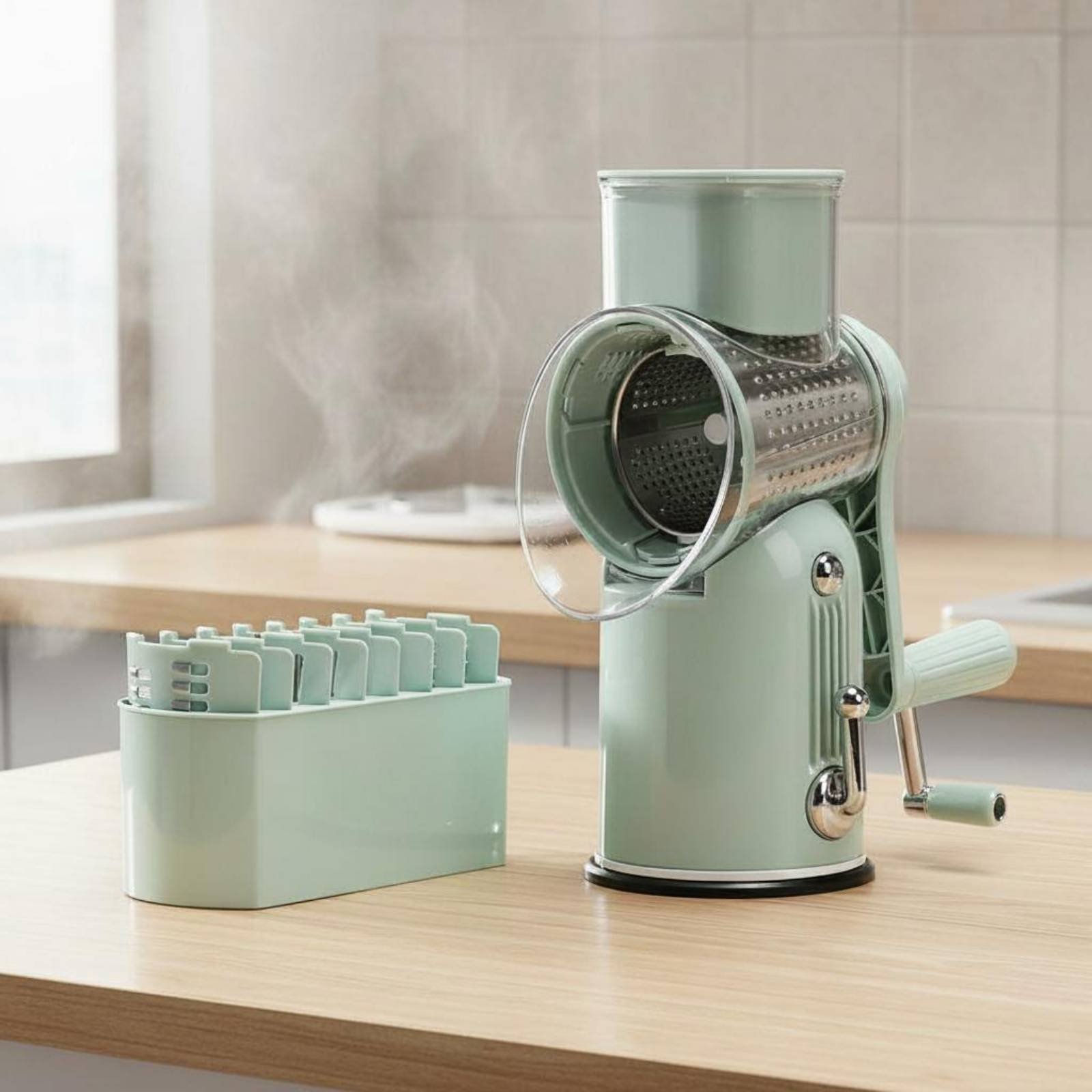 Pemotong Sayur Putar Hemat Ten - Kitchen Gadgets Save Time ulasan dan harga