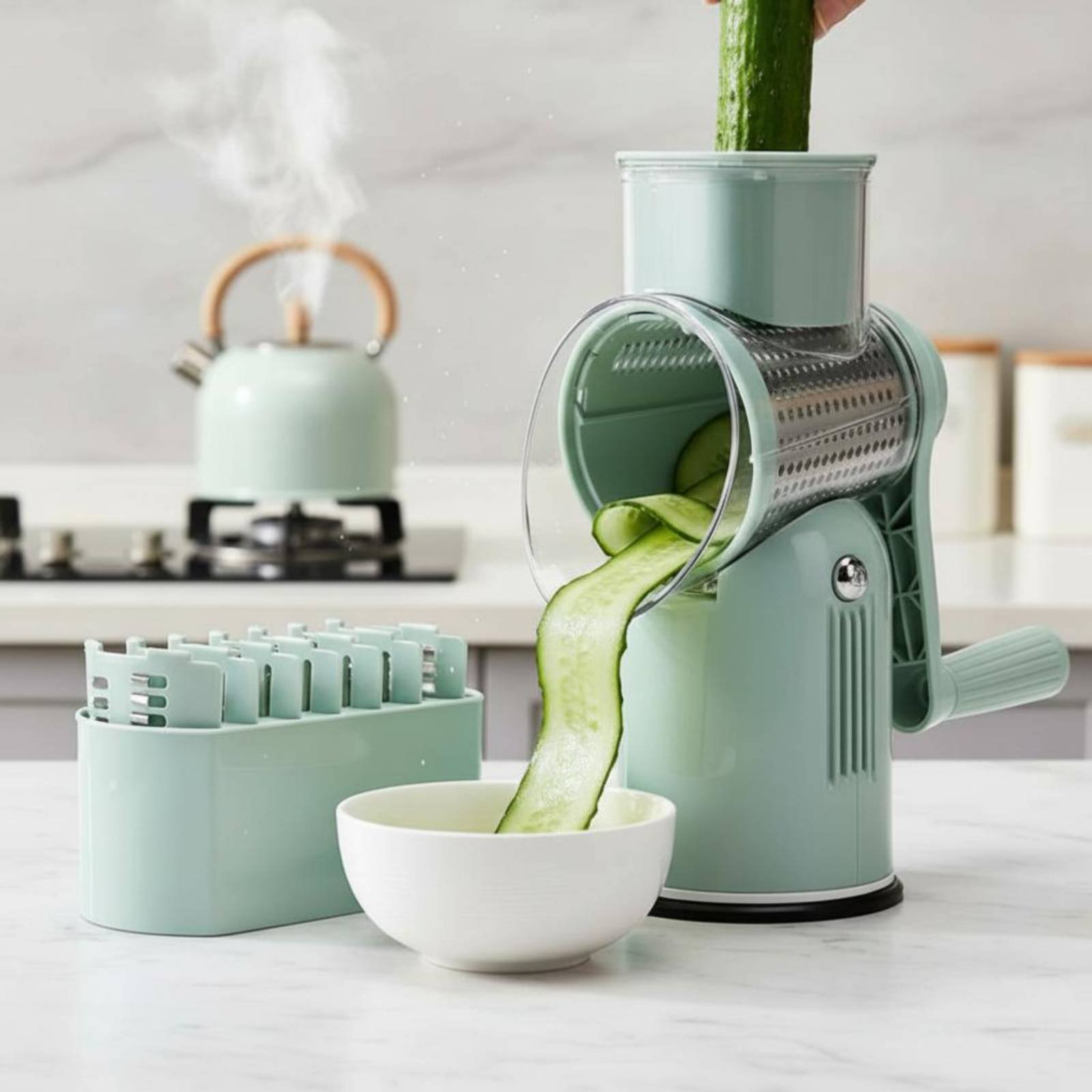 Pemotong Sayur Putar Hemat Ten - Kitchen Gadgets Save Time ulasan dan harga