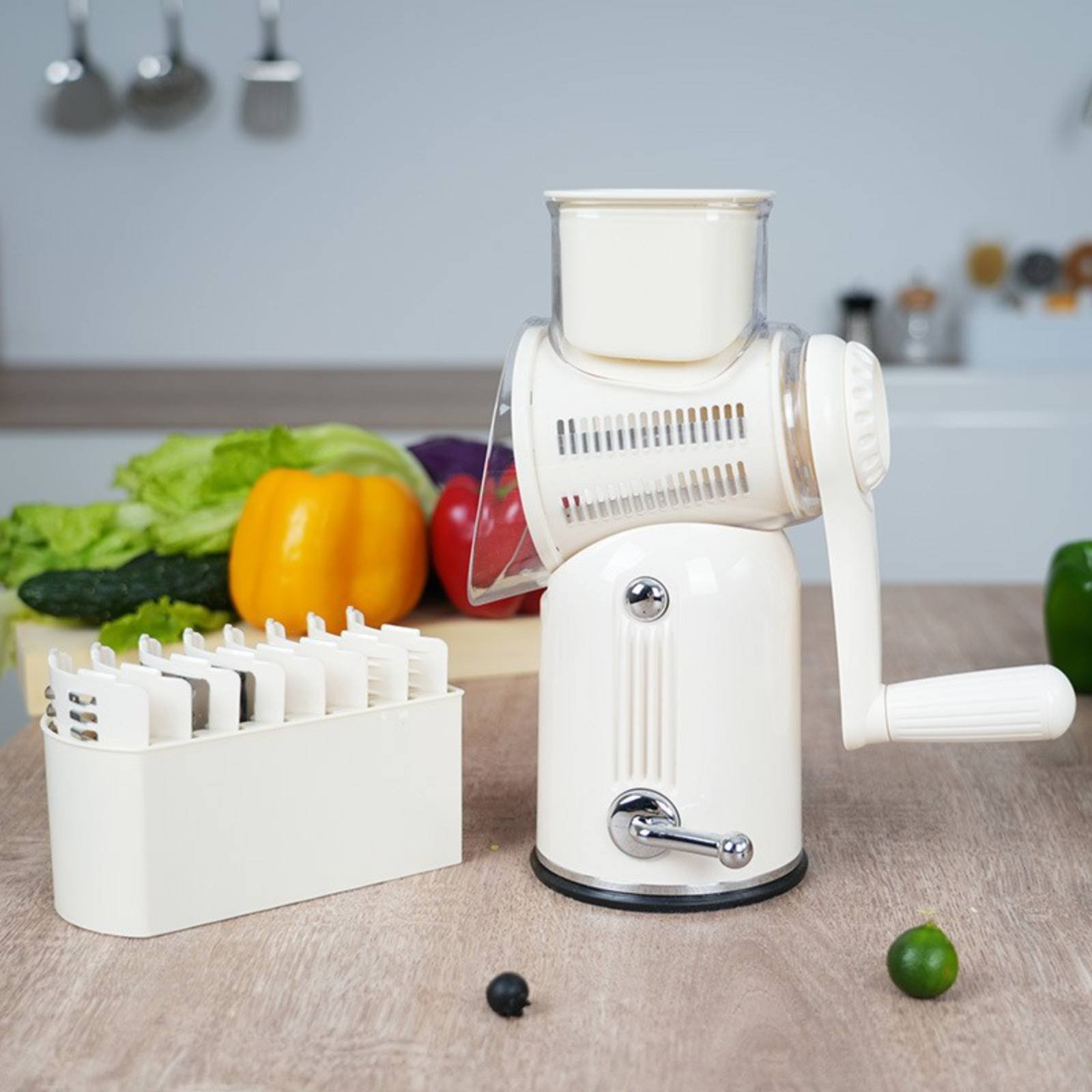 Pemotong Sayur Putar Hemat Ten - Kitchen Gadgets Save Time ulasan dan harga