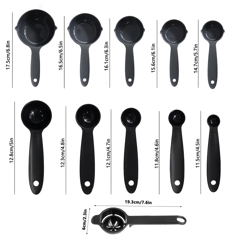 11 Buah Gelas Ukur Plastik & P - Egg Separator Tool ulasan dan harga
