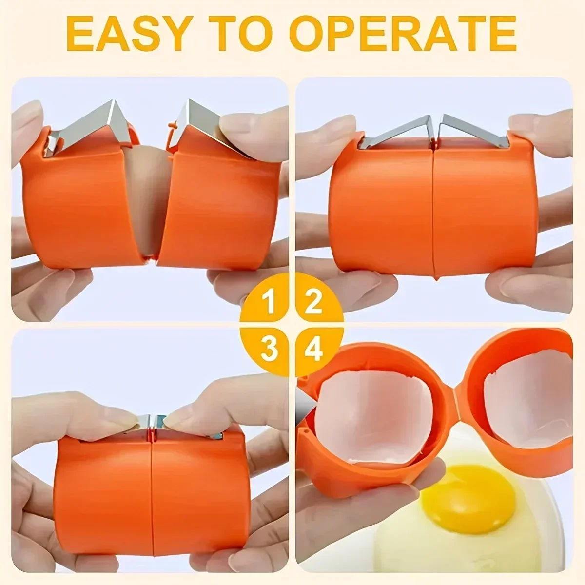 1/3pcs-Baru Pembuka Cangkang T - Egg Separator Tool ulasan dan harga