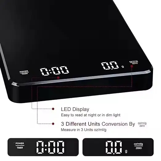 Timbangan Kopi Mini dengan Tim - Kitchen Timer Digital ulasan dan harga