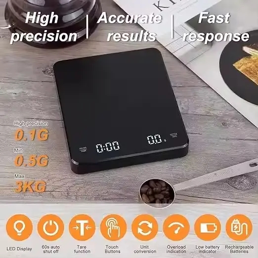 Timbangan Kopi Mini dengan Tim - Kitchen Timer Digital ulasan dan harga