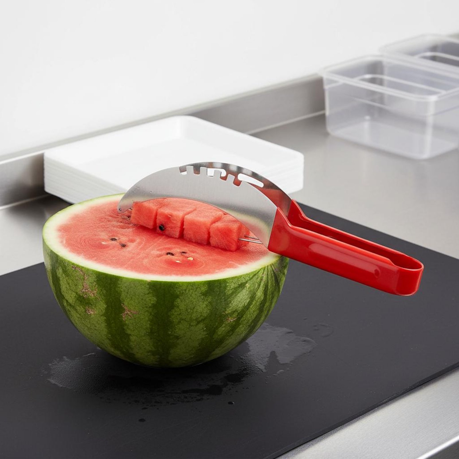 Pemotong Kubus Semangka Bahan  - Kitchen Gadgets Save Time ulasan dan harga