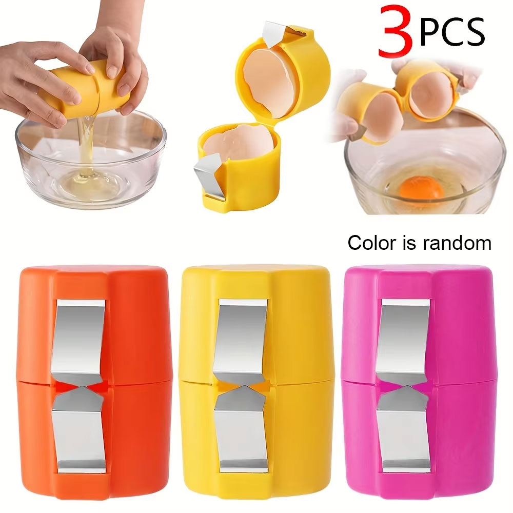 3 buah pembuka cangkang telur, - Egg Separator Tool ulasan dan harga