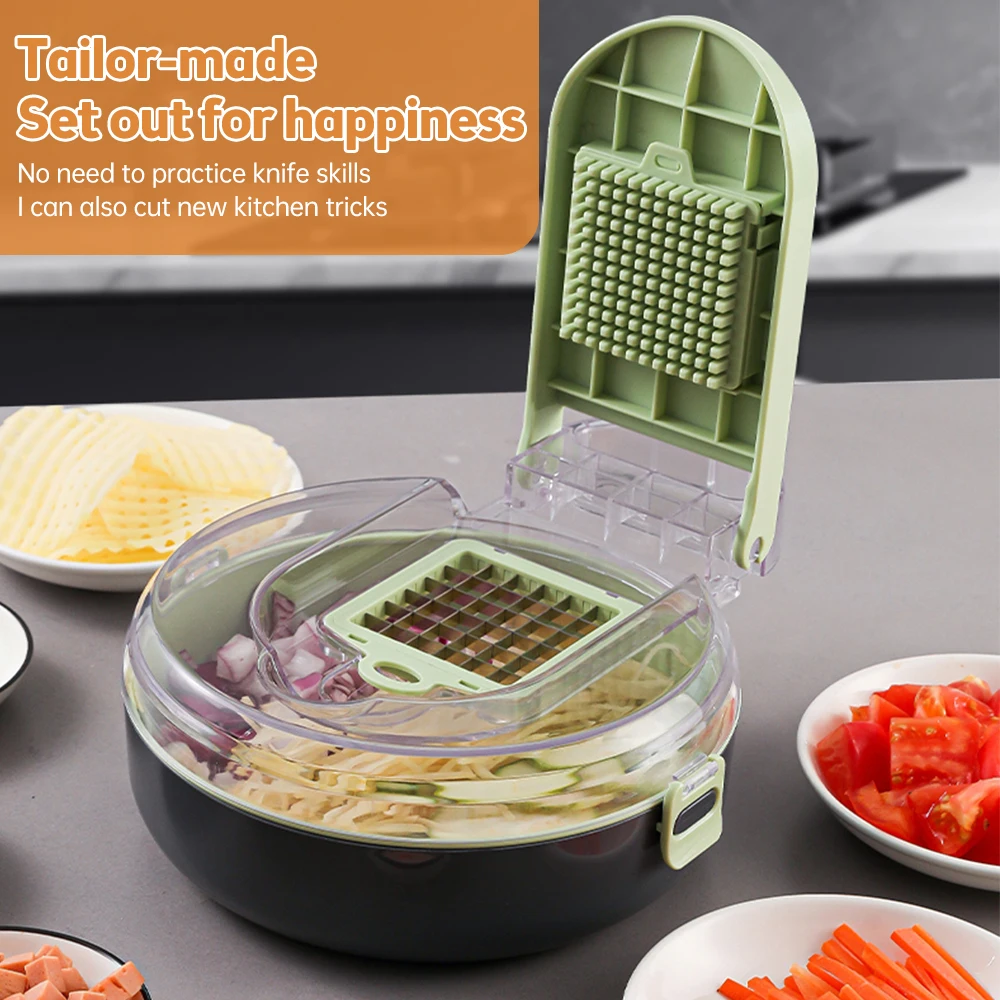 Perajang Sayuran dengan Wadah  - Kitchen Gadgets Save Time ulasan dan harga