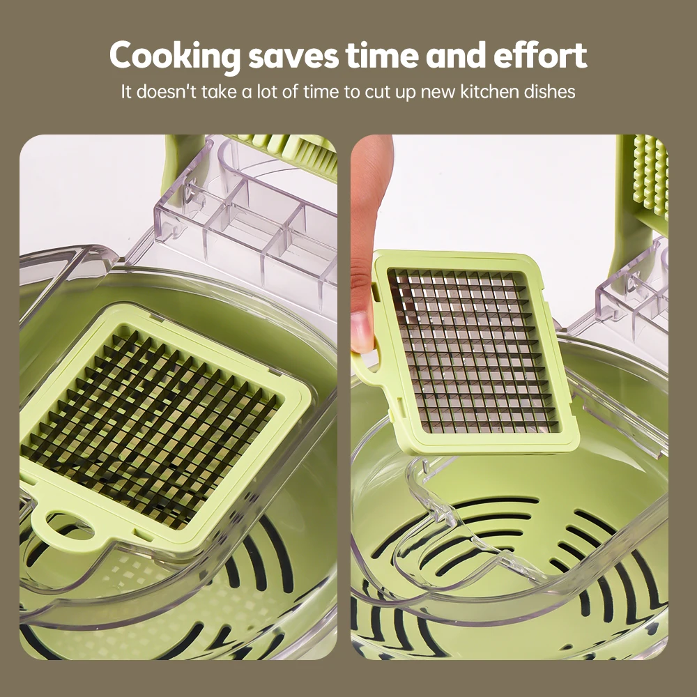 Perajang Sayuran dengan Wadah  - Kitchen Gadgets Save Time ulasan dan harga