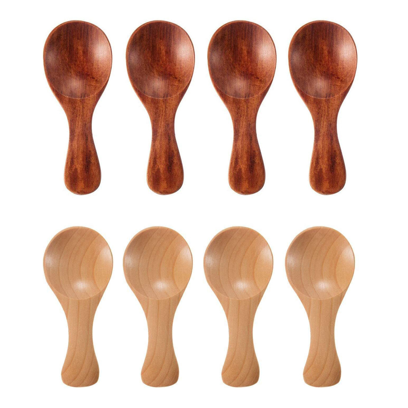 4 Buah Sendok Kayu Mini Sendok - Kitchen Gadgets Kids ulasan dan harga