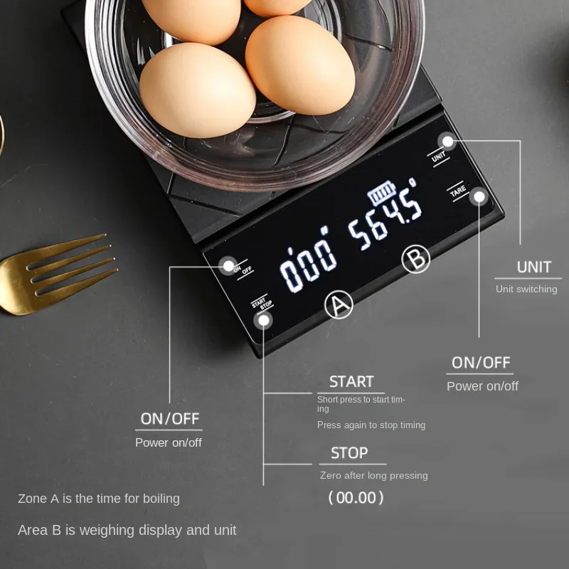 Timbangan Kopi Dapur dengan Pe - Kitchen Timer Digital ulasan dan harga