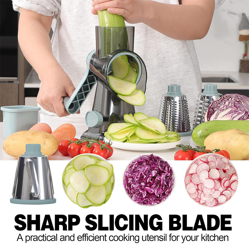 LMETJMA pemarut keju putar 3 i - Kitchen Gadgets Luxury ulasan dan harga