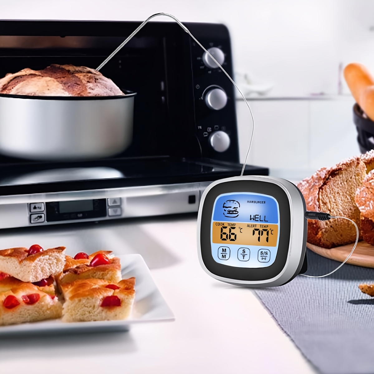 Termometer Daging Digital, Tim - Kitchen Timer Digital ulasan dan harga