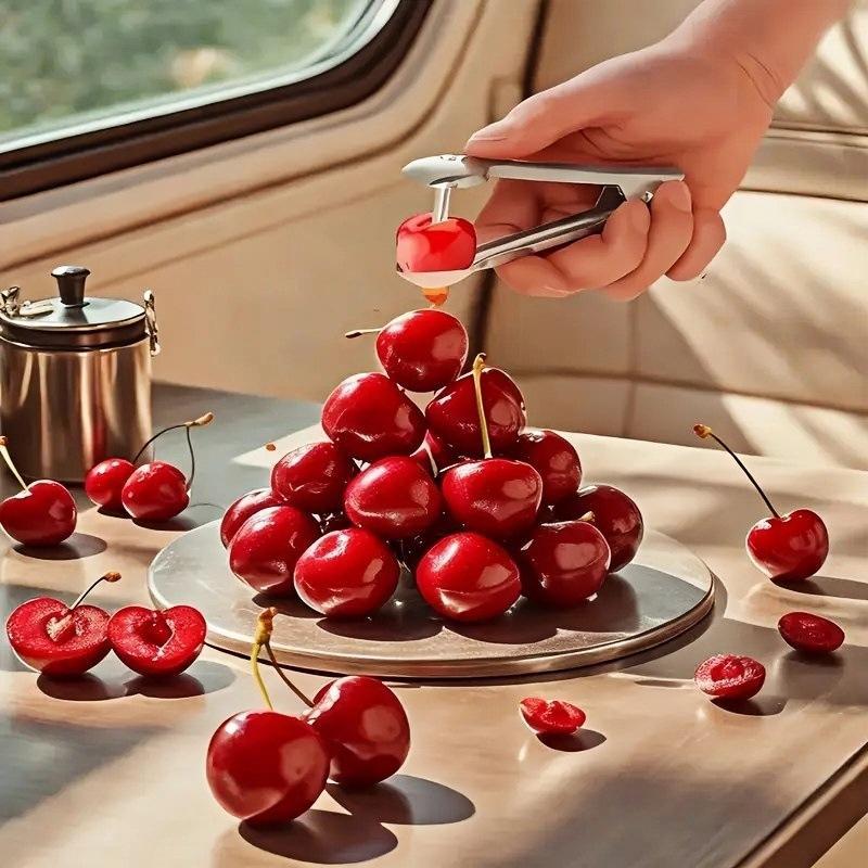 Alat Penghilang Biji Buah Ceri - Cherry Pitter Tool ulasan dan harga