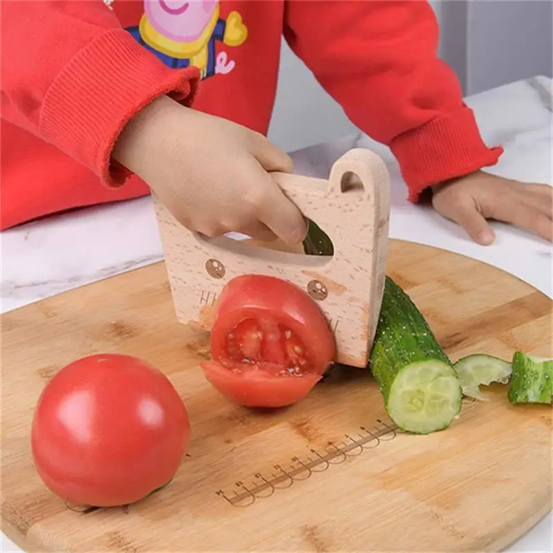 Pisau anak-anak kayu untuk mem - Kitchen Gadgets Kids ulasan dan harga