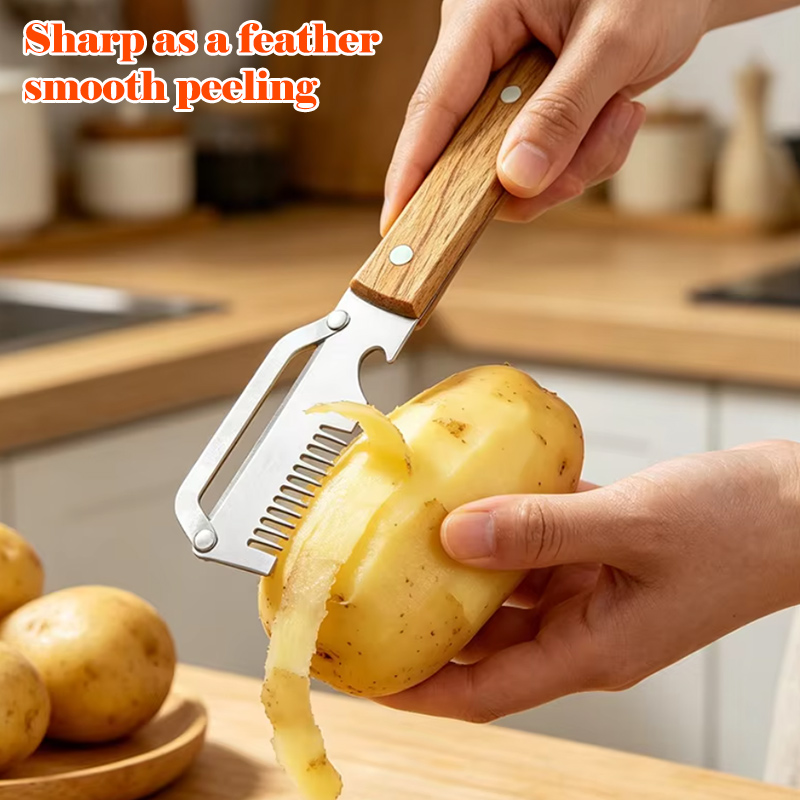 Pengupas Multifungsi 3-in-1 Ba - Kitchen Gadgets Luxury ulasan dan harga