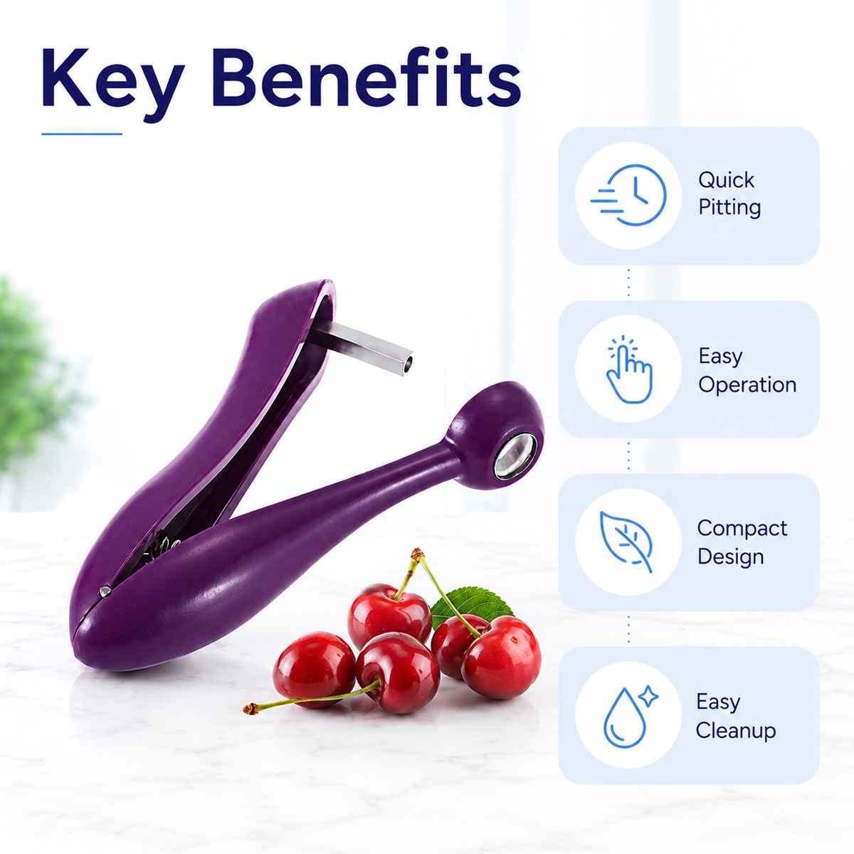 Alat Pengupas Biji Ceri Gengga - Cherry Pitter Tool ulasan dan harga