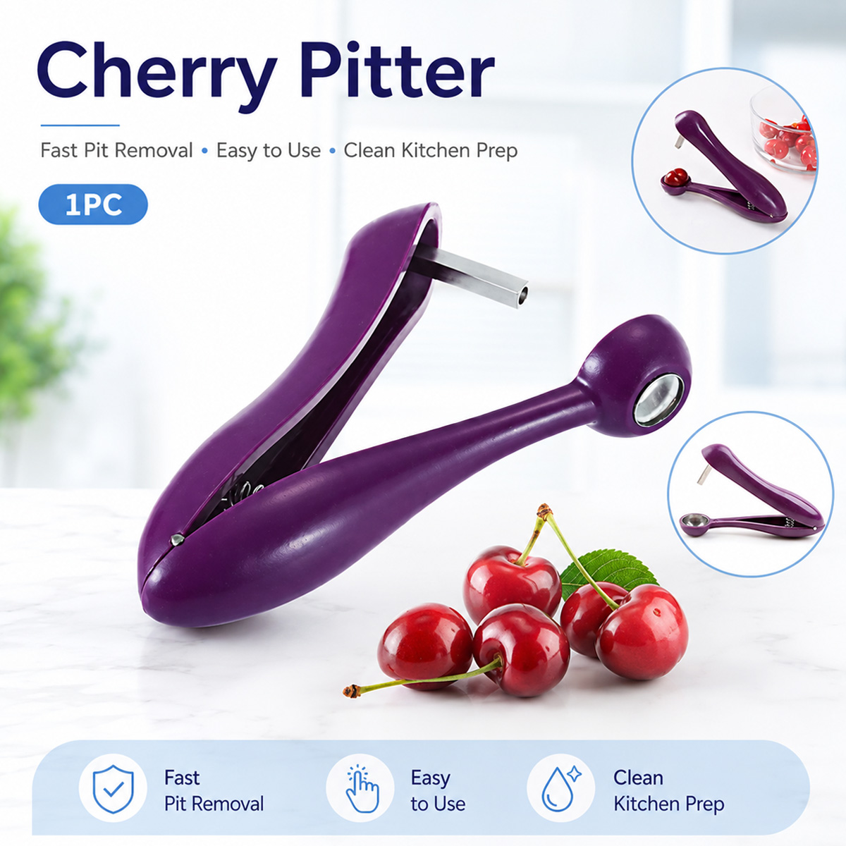 Alat Pengupas Biji Ceri Gengga - Cherry Pitter Tool ulasan dan harga
