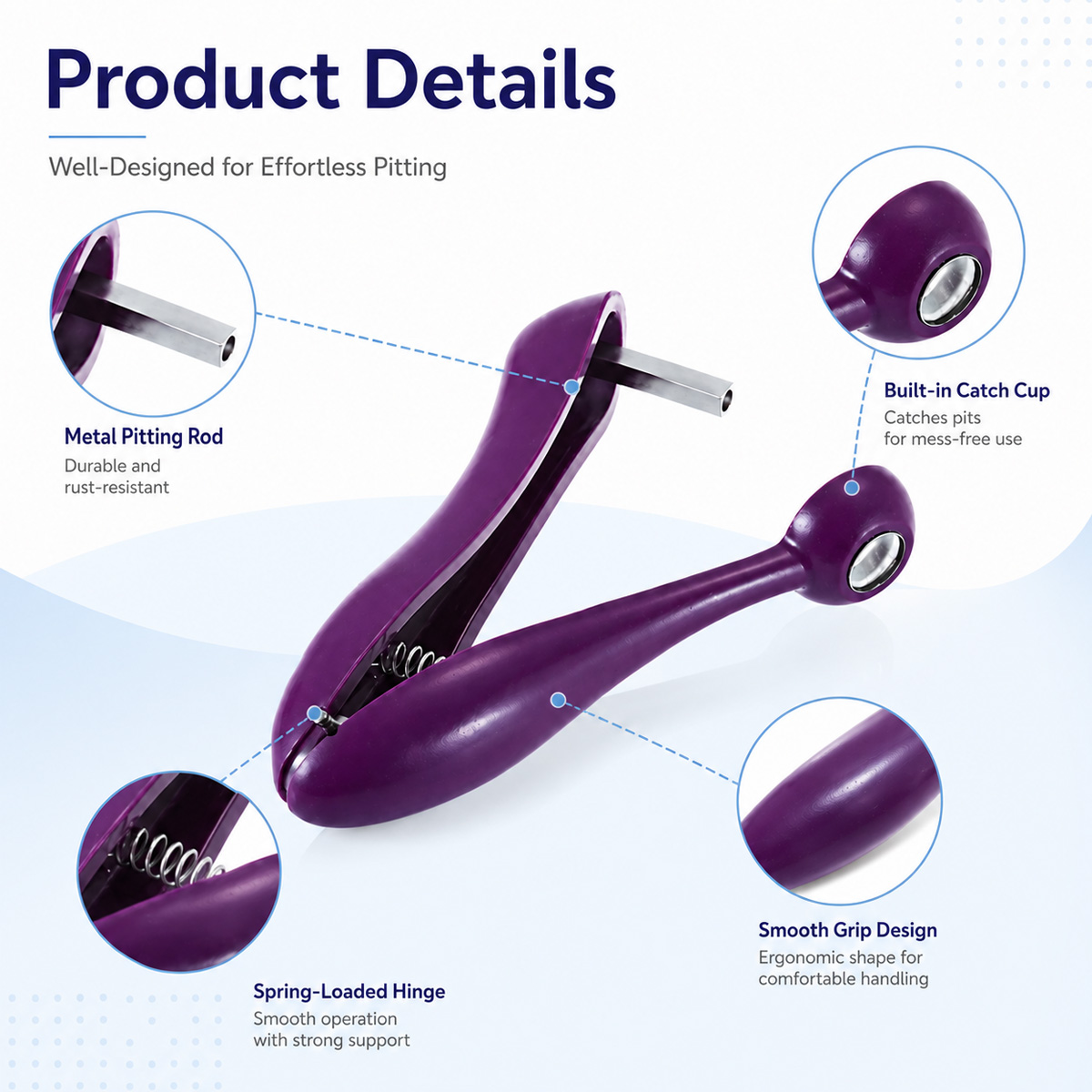 Alat Pengupas Biji Ceri Gengga - Cherry Pitter Tool ulasan dan harga