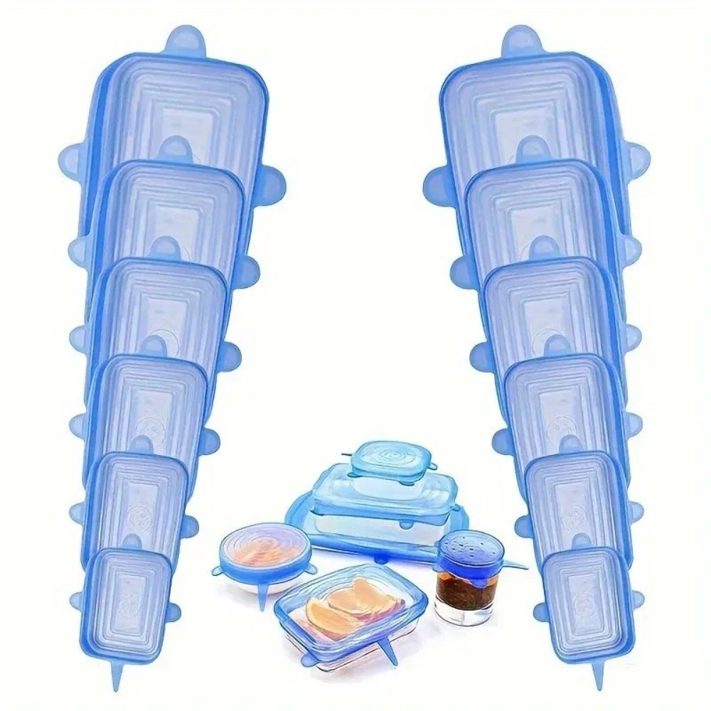 6PCS Penutup Makanan Serbaguna - Kitchen Gadgets That Are Useful ulasan dan harga