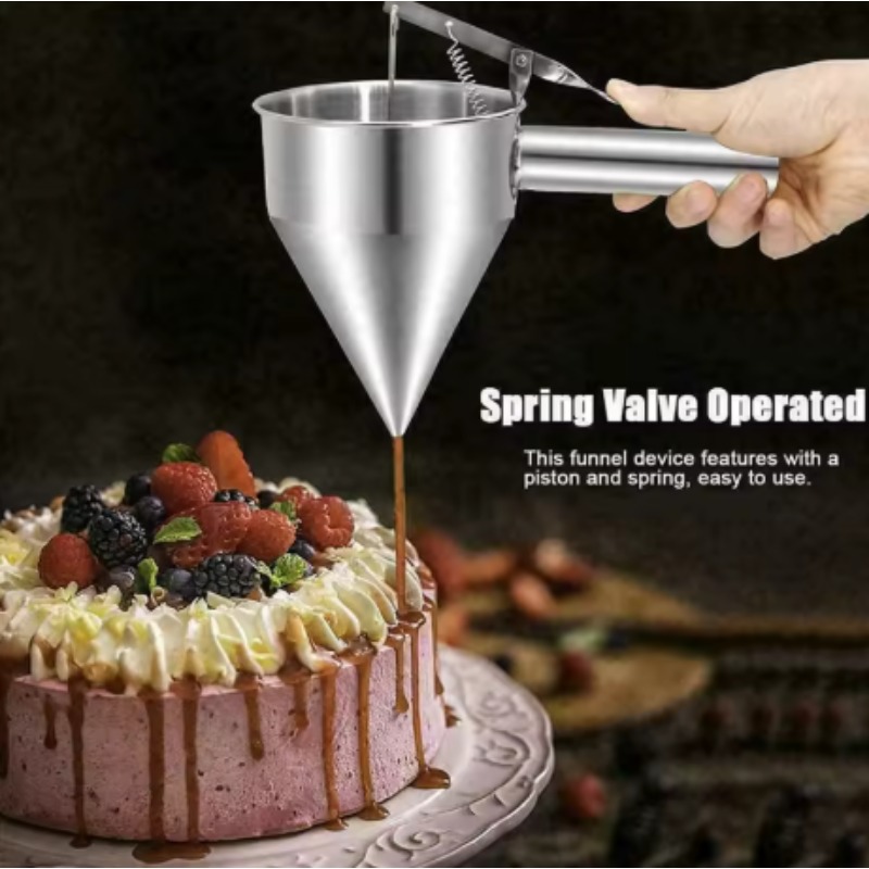 Dispenser Corong Cairan Stainl - Kitchen Gadgets Sale ulasan dan harga