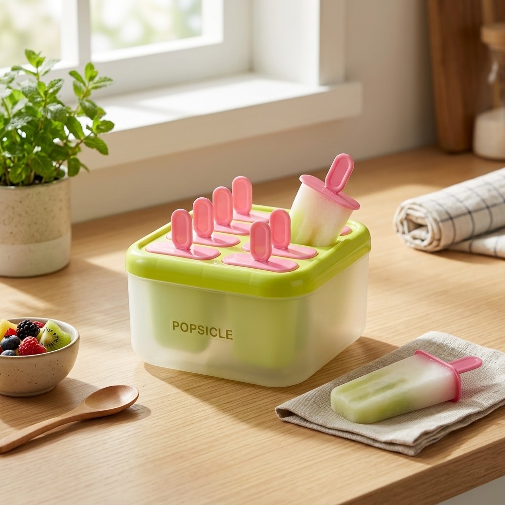 Cetakan Es Loli Plastik 8 Kota - Kitchen Gadgets Kids ulasan dan harga