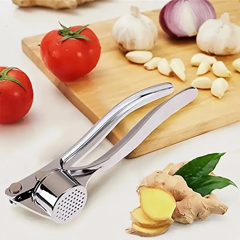 Pres bawang putih Manual Aloi  - Manual Garlic Press ulasan dan harga