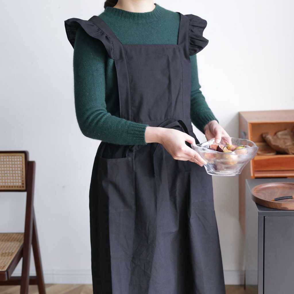 Celemek Dapur Retro Linen Katu - Kitchen Gadgets For Women ulasan dan harga