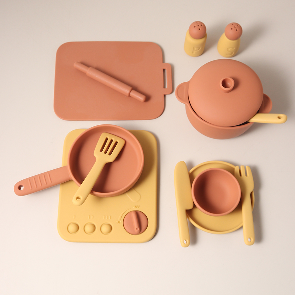 13 Pcs Set Mainan Silikon Pera - Kitchen Gadgets Kids ulasan dan harga