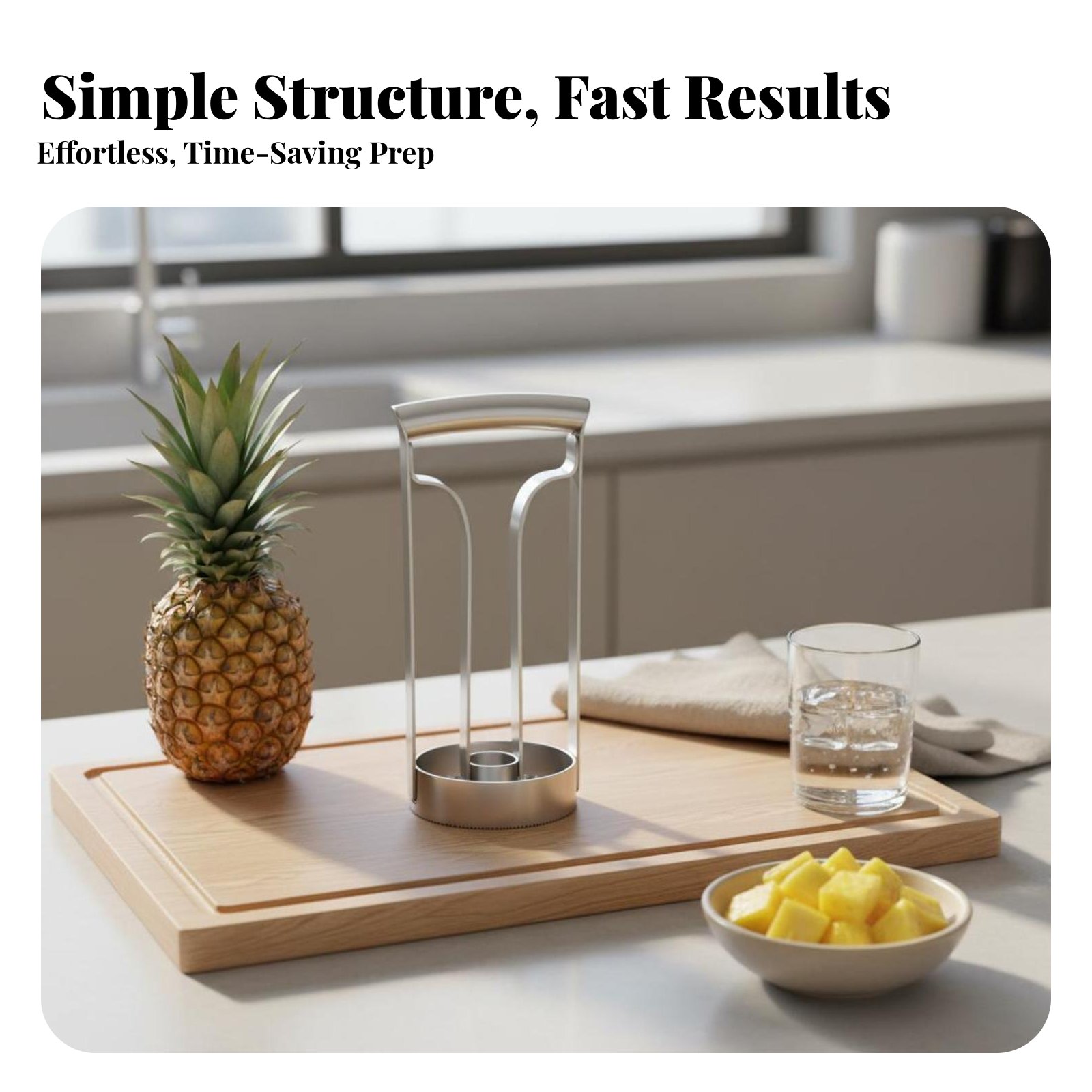 Pemotong Nanas Stainless Steel - Kitchen Gadgets Save Time ulasan dan harga