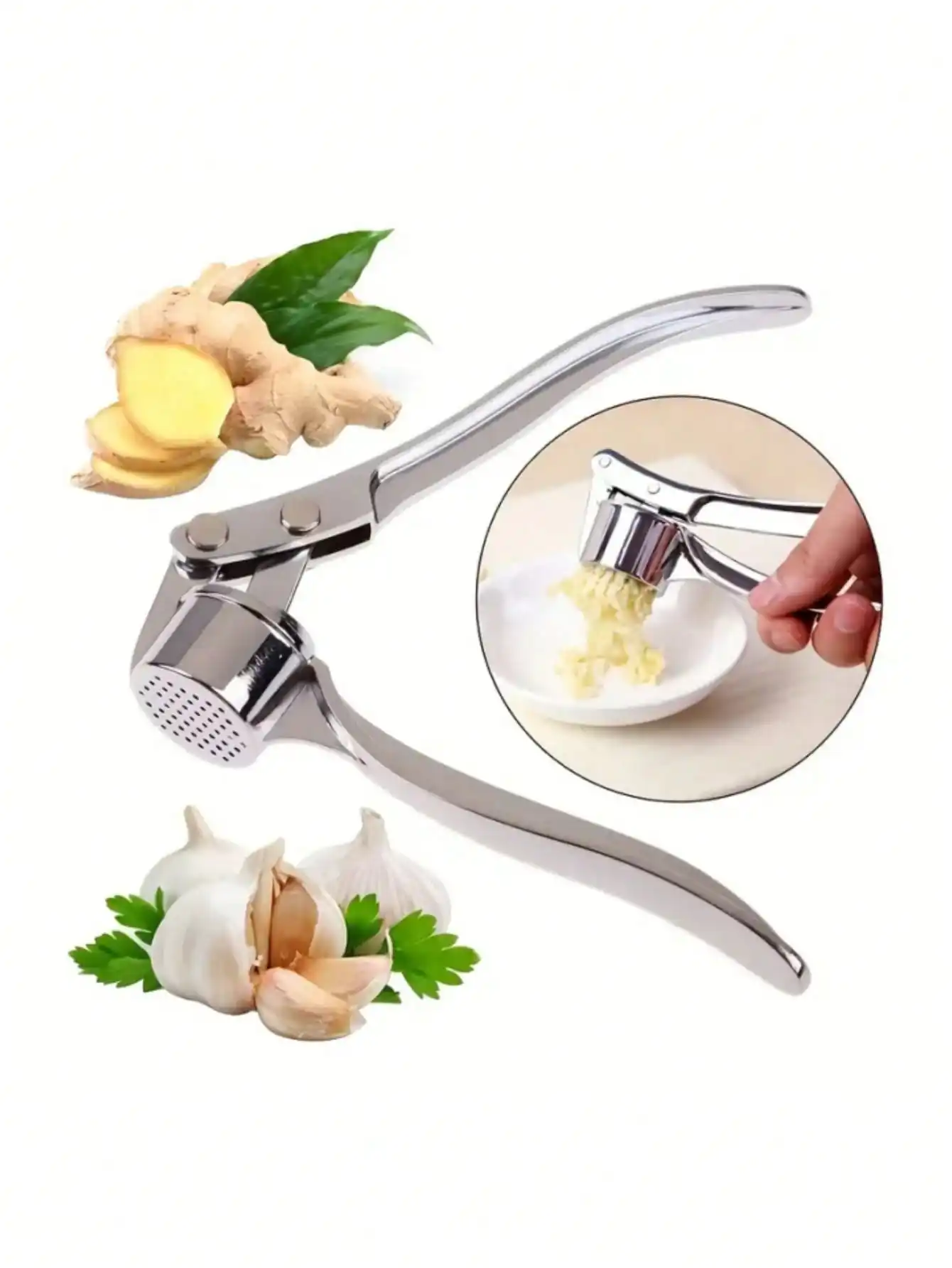 Alat Penghancur Bawang Putih D - Manual Garlic Press ulasan dan harga