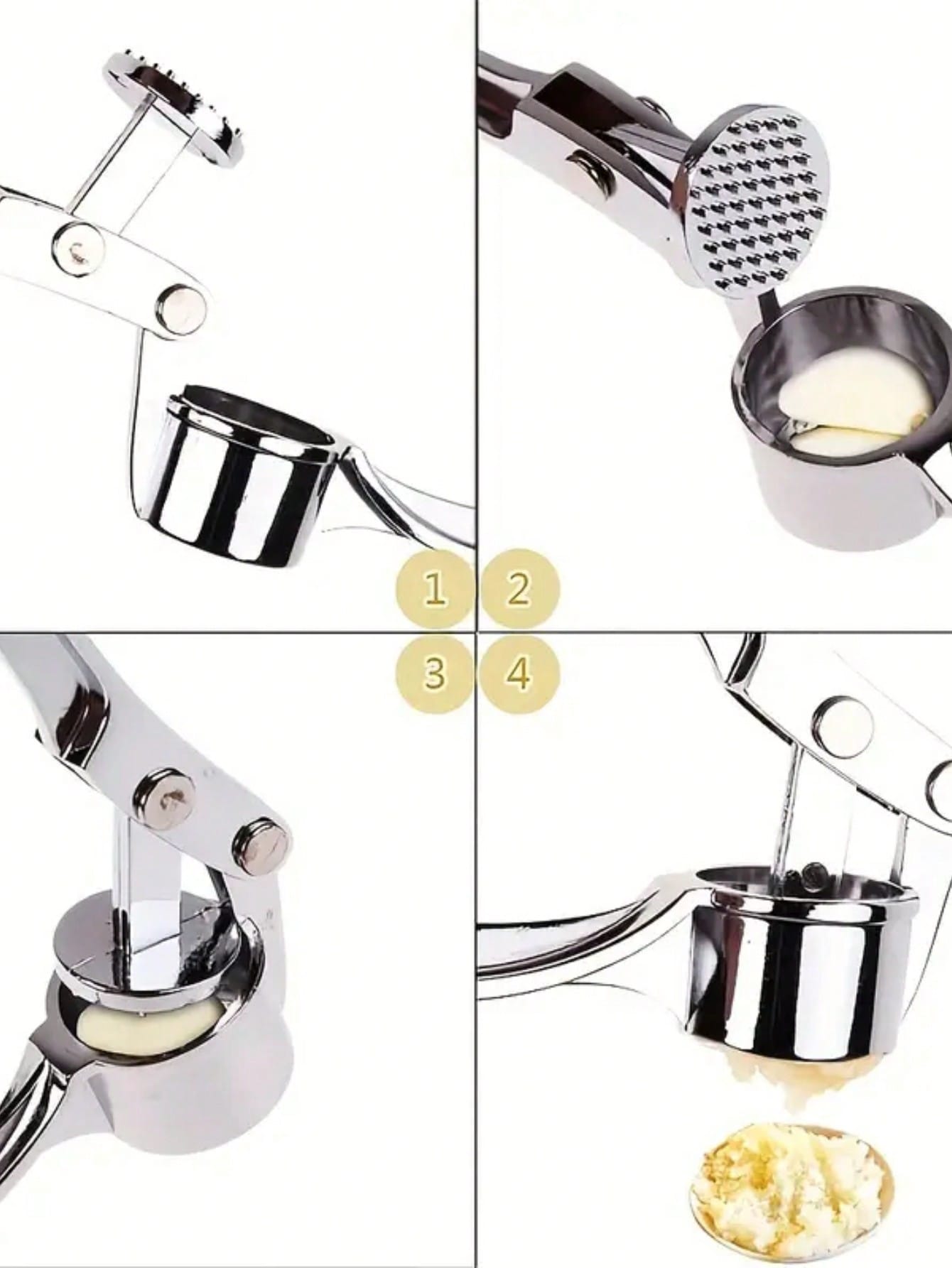 Alat Penghancur Bawang Putih D - Manual Garlic Press ulasan dan harga