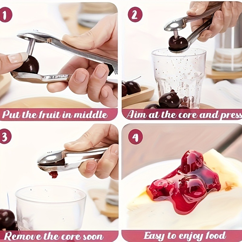 Alat penghilang biji ceri, juj - Cherry Pitter Tool ulasan dan harga